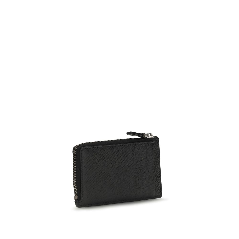 Valentino Garavani Black Calf Leather Bos Taurus Wallet - immagine 2