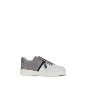 Moschino Multicolor Calf Leather Bos Taurus Low Top Sneakers