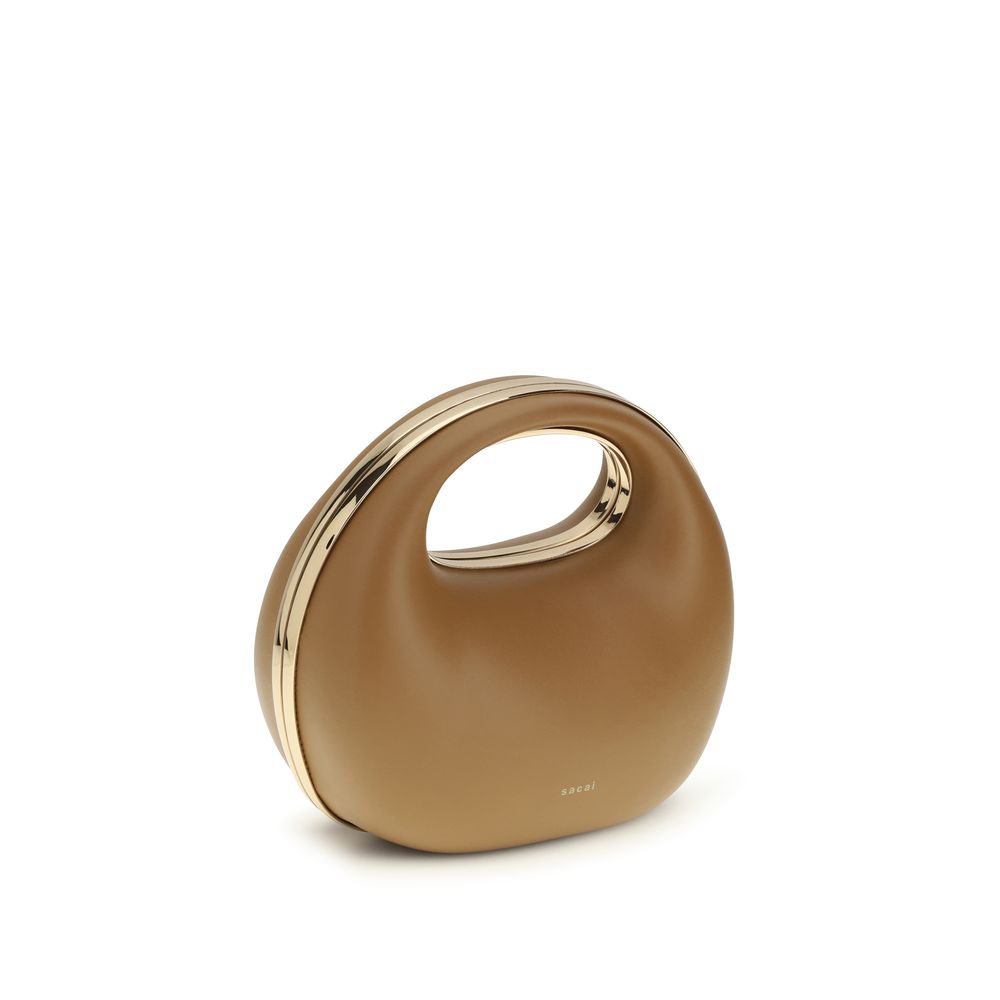 Sacai Brown Calf Leather Bos Taurus Handbag - immagine 2