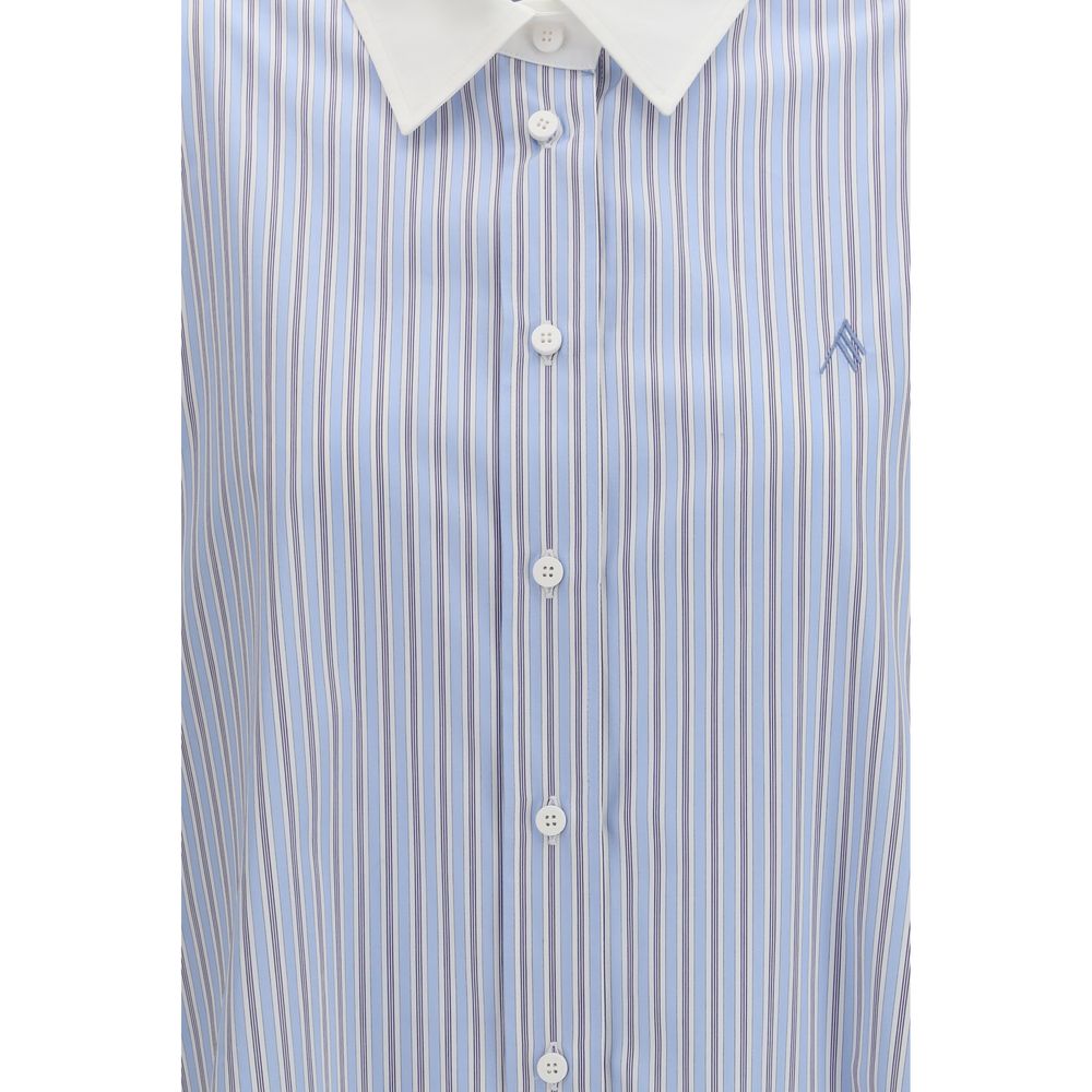 The Attico Blue Cotton Pattern Shirt - immagine 3
