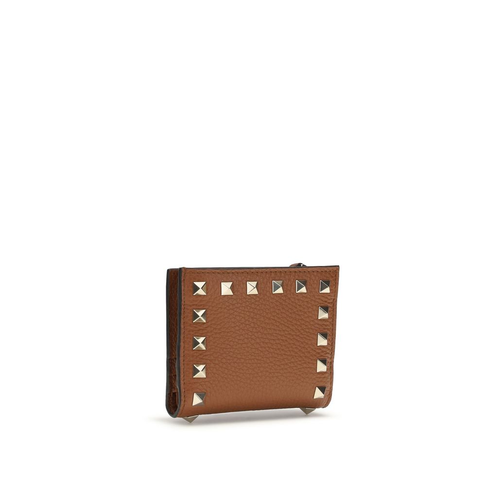 Valentino Garavani Brown Lamb Ovis Aries Aries Wallet - immagine 2