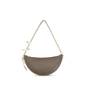 Chloé Gray Calf Leather Bos Taurus Shoulder Bag