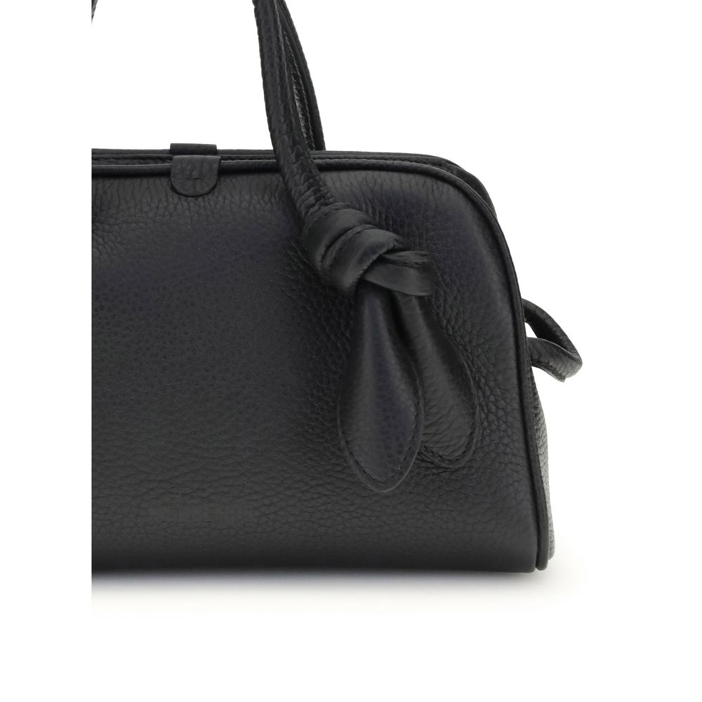 Jacquemus Black Calf Leather Bos Taurus Handbag - immagine 4
