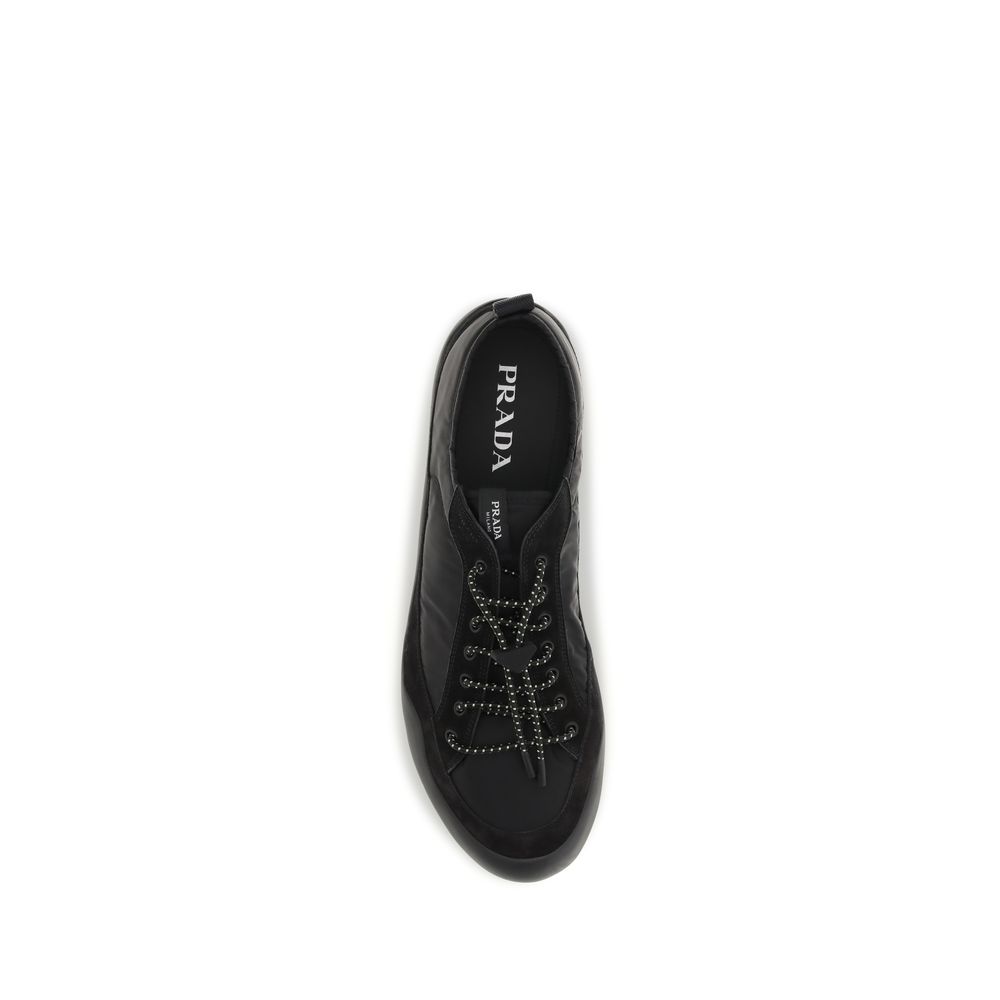 Prada Black Fabric Athletic Sneakers - immagine 4
