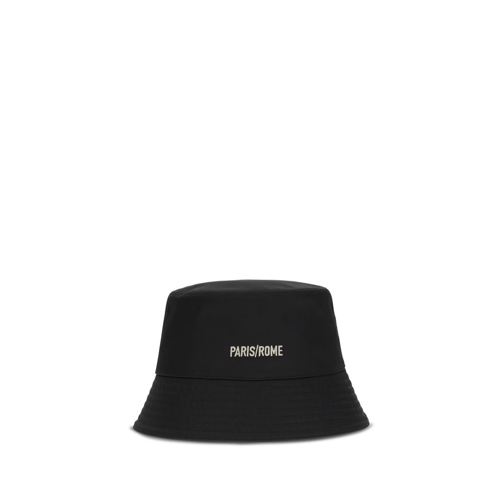 Valentino Garavani Black Cotton Bucket Hat - immagine 2