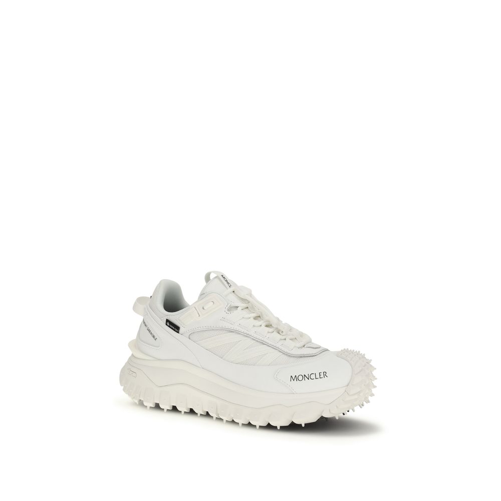 Moncler White Polyamide Athletic Sneakers - immagine 2