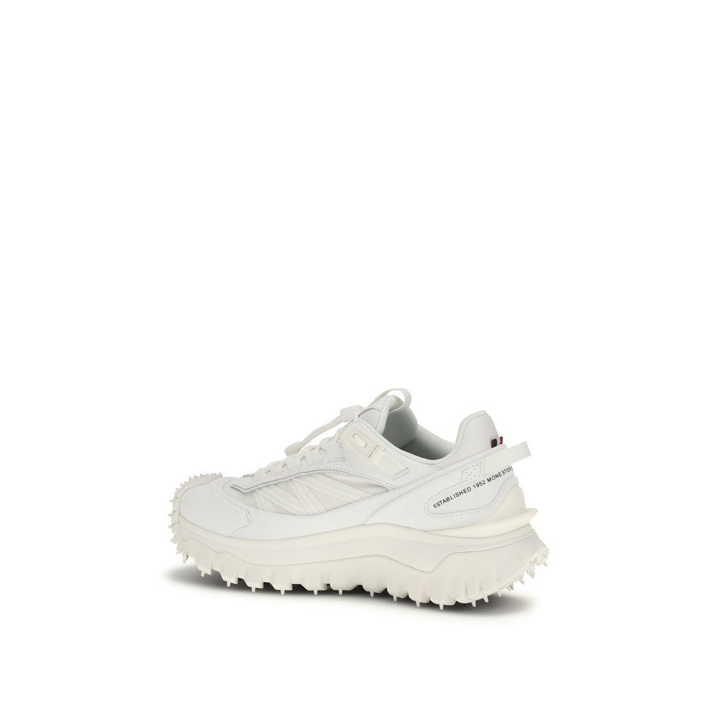 Moncler White Polyamide Athletic Sneakers - immagine 3
