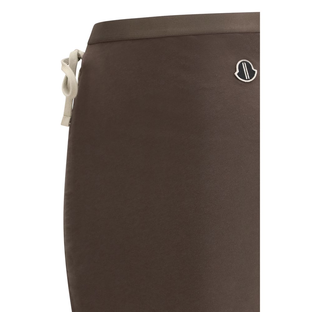 Moncler x Rick Owens Brown Cotton Long Skirt - immagine 3