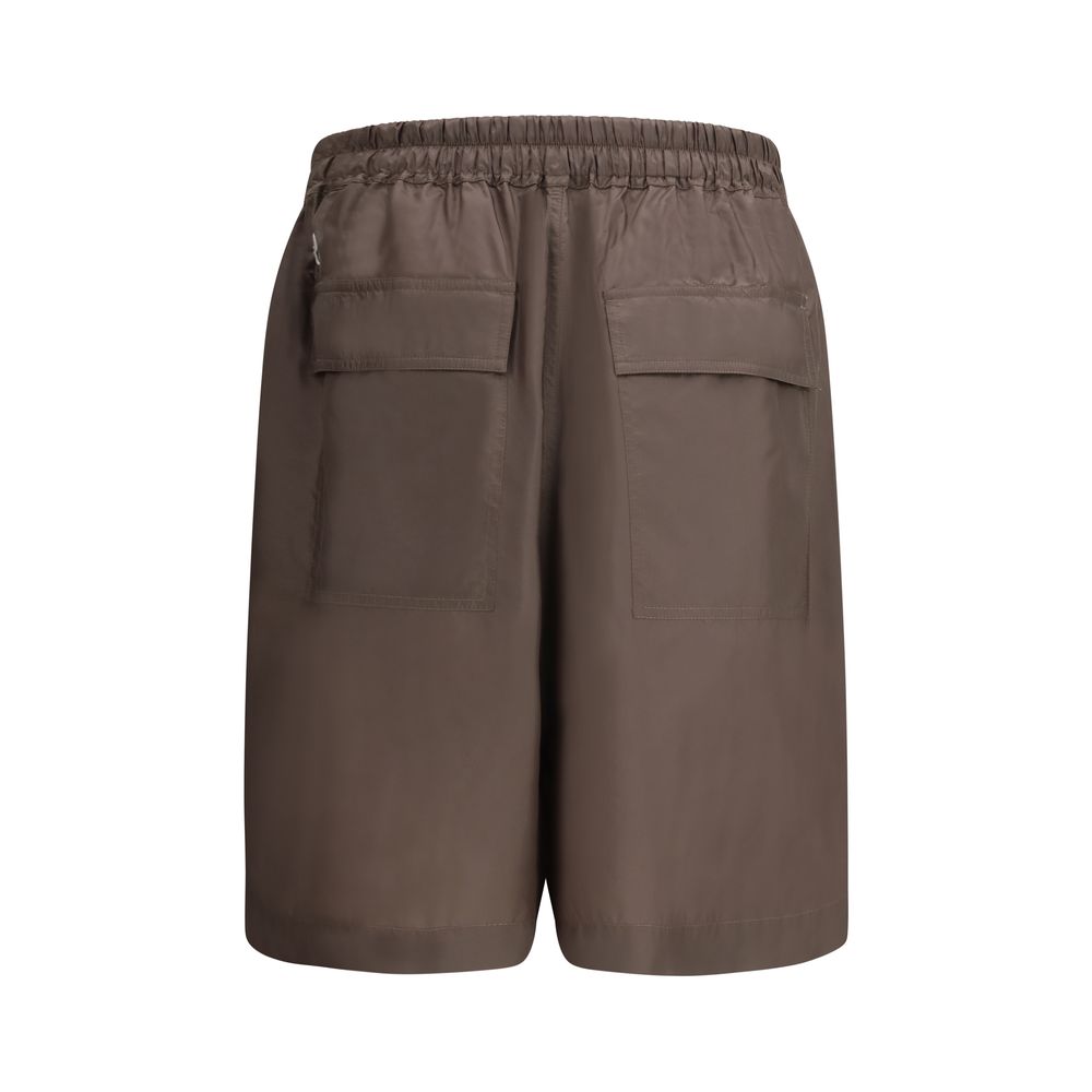 Moncler x Rick Owens Brown Polyester Bermuda Shorts - immagine 2