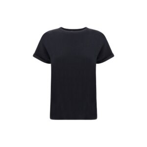 Brunello Cucinelli Black Nylon T-Shirt