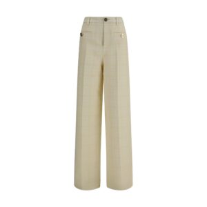 Gucci Beige Cotton Dress Pants
