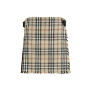 Burberry Multicolor Wool Oves Aries Mini Skirt