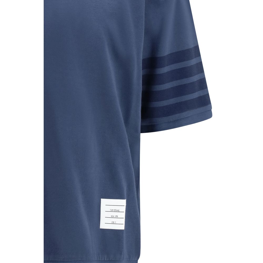 Thom Browne Blue Cotton Sportswear - immagine 3