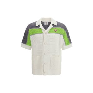 Casablanca White Cotton Shortsleeve Shirt