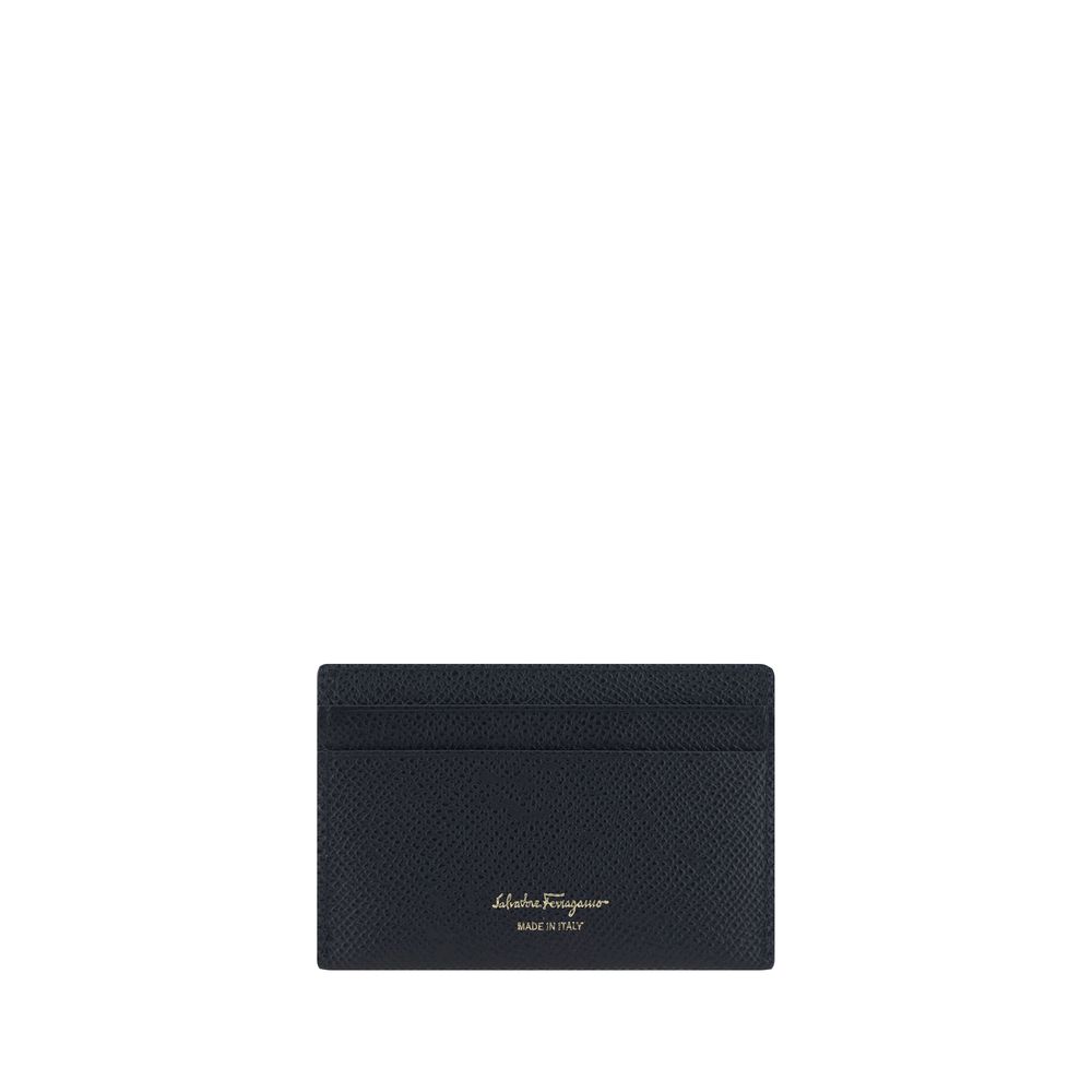 Ferragamo Black Calf Leather Bos Taurus Wallet - immagine 2