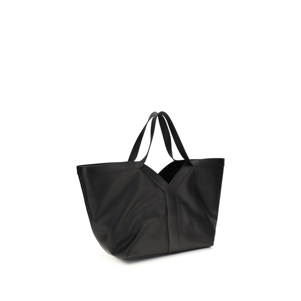 Saint Laurent Black Calf Leather Bos Taurus Shoulder Bag - immagine 3