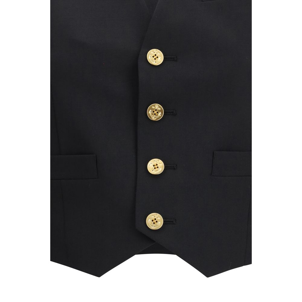 Sacai Black Polyester Waistcoat - immagine 3