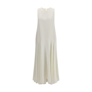 P.A.R.O.S.H. White Linen Casual Dress