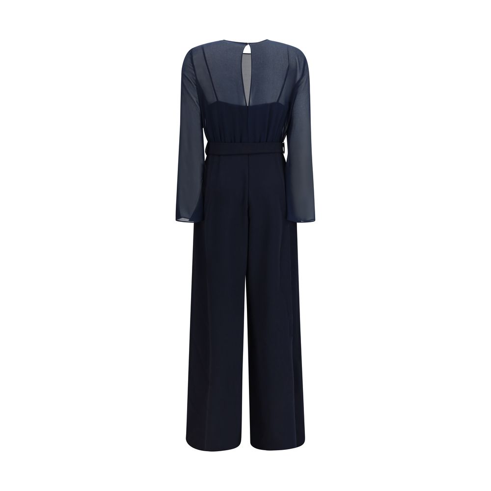 P.A.R.O.S.H. Blue Polyester Jumpsuit - immagine 2