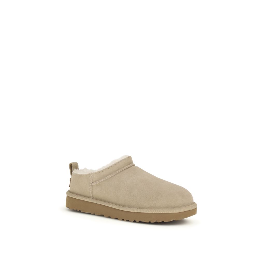 UGG Beige Calf Leather Bos Taurus Ankle Boots - immagine 2