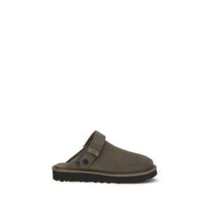 UGG Brown Calf Leather Bos Taurus Mules