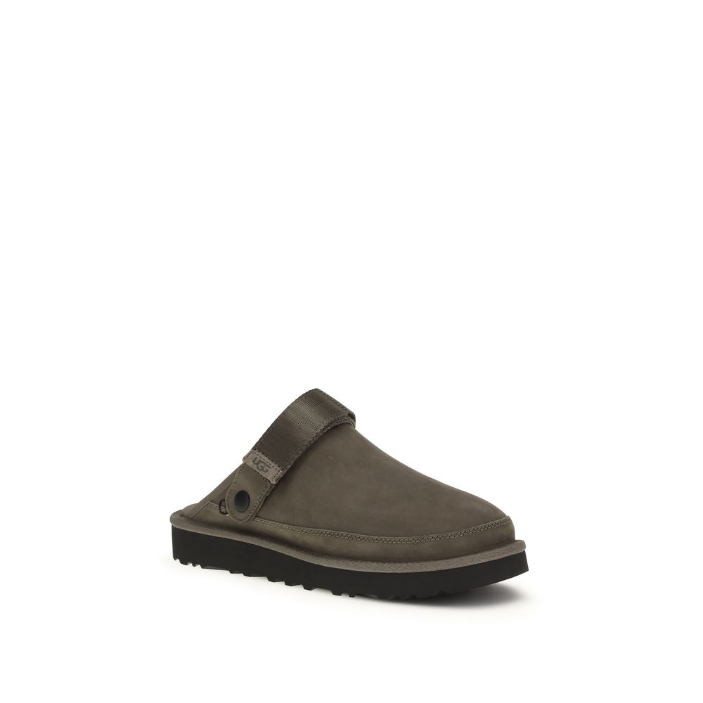 UGG Brown Calf Leather Bos Taurus Mules - immagine 2