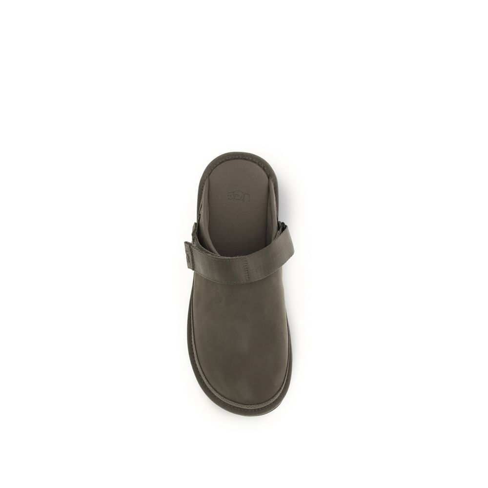 UGG Brown Calf Leather Bos Taurus Mules - immagine 4