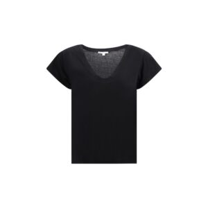 James Perse Black Cotton T-Shirt