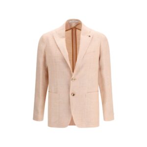 Tagliatore Orange Wool Blazer