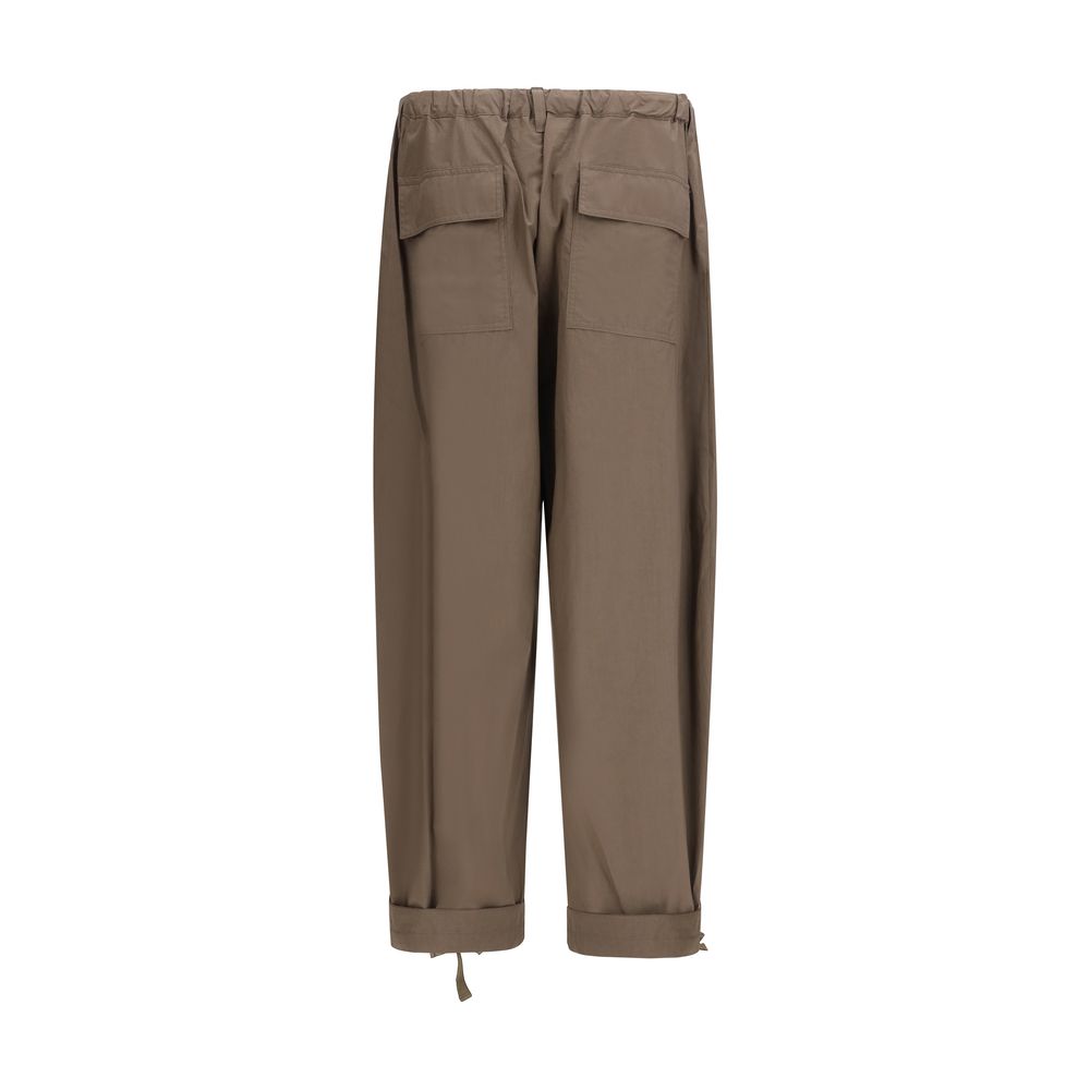 Sacai Brown Cotton Casual Pants - immagine 2