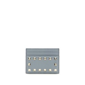Valentino Garavani Blue Calf Leather Bos Taurus Wallet