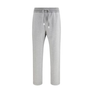 Brioni Gray Cotton Joggers (Workout Pants)