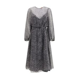 Max Mara Black Silk Casual Dress