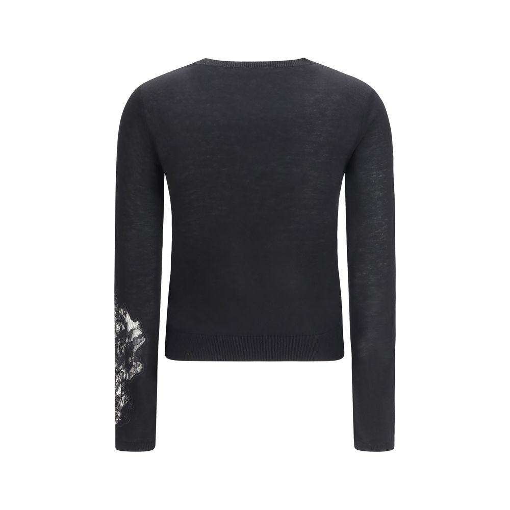 Max Mara Black Silk Sweatshirt - immagine 2
