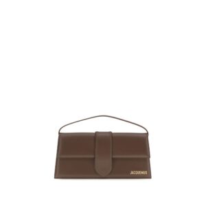 Jacquemus Brown Calf Leather Bos Taurus Shoulder Bag
