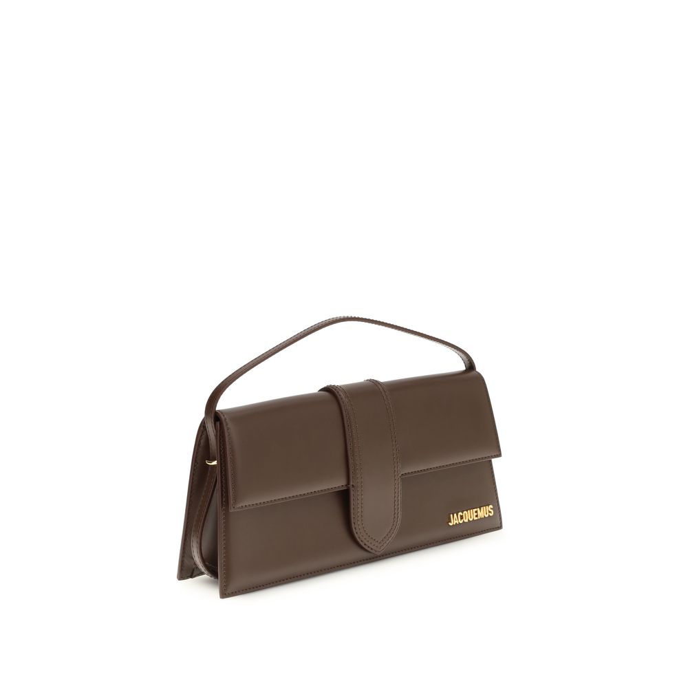 Jacquemus Brown Calf Leather Bos Taurus Shoulder Bag - immagine 2
