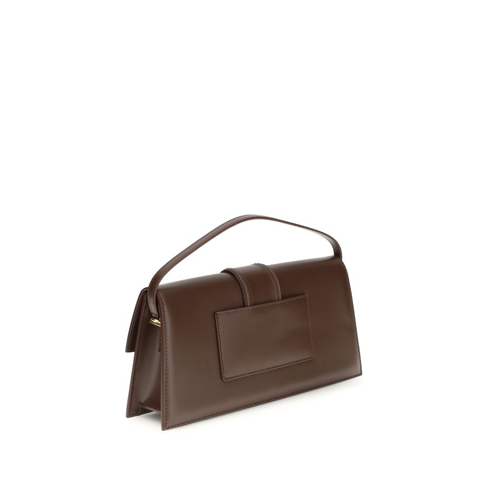 Jacquemus Brown Calf Leather Bos Taurus Shoulder Bag - immagine 3