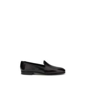 Church's Bordeaux Calf Leather Bos Taurus Slip-On Loafers