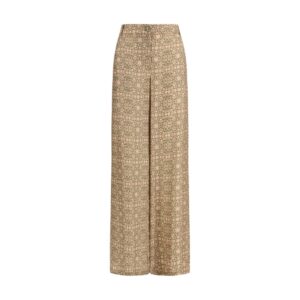 Kristina Ti Multicolor Viscose Casual Pants