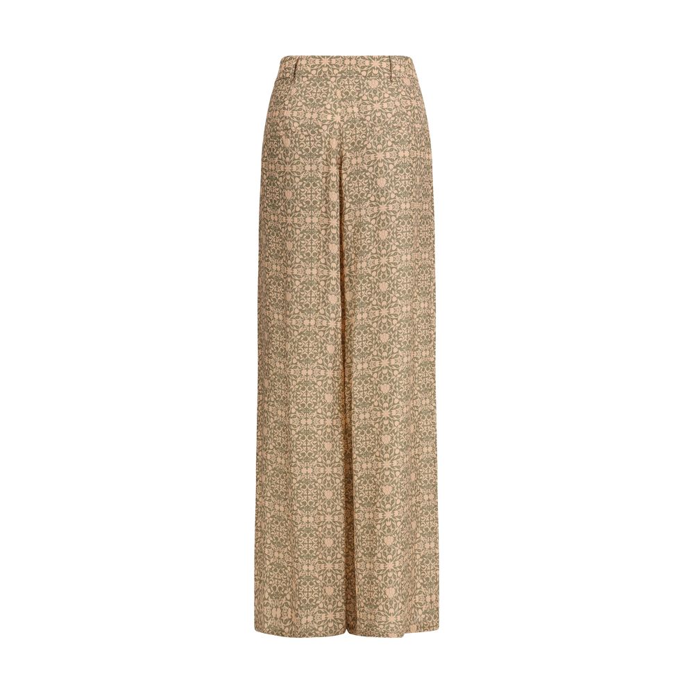Kristina Ti Multicolor Viscose Casual Pants - immagine 2