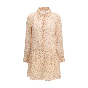 Kristina Ti Multicolor Ramie Casual Dress