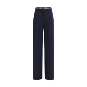 Max Mara Blue Triacetate Dress Pants