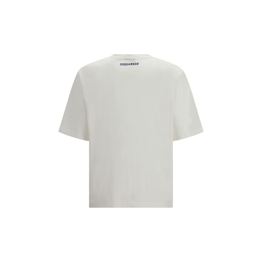 Dsquared² White Cotton T-Shirt - immagine 2