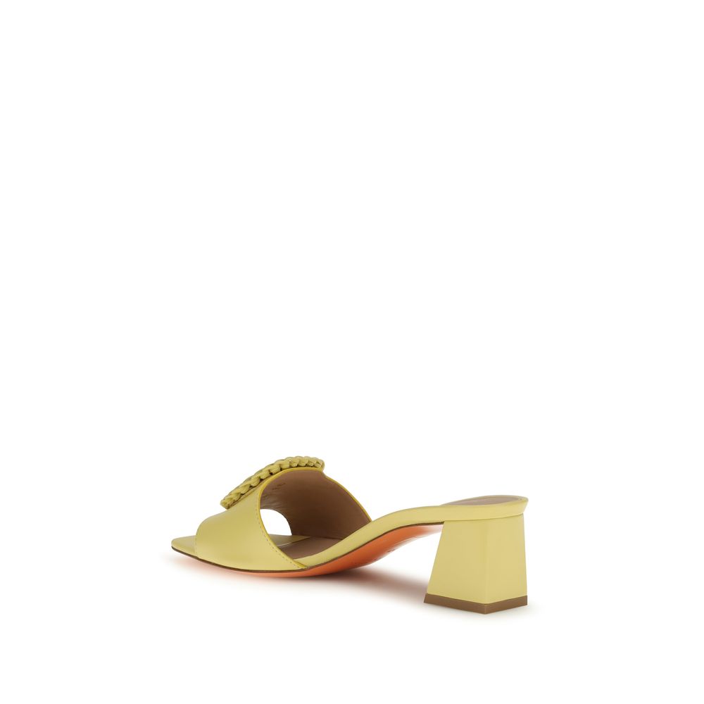 Santoni Bicolor Calf Leather Bos Taurus Sandals - immagine 3