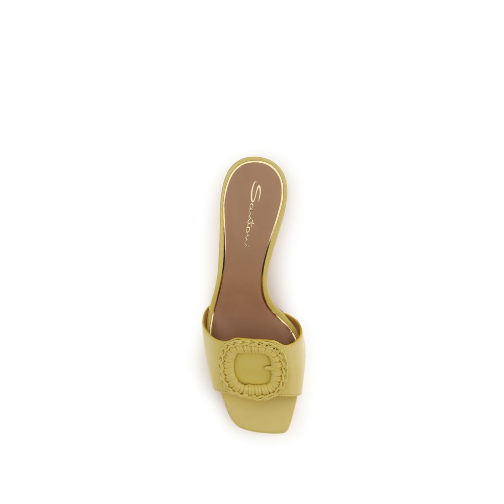 Santoni Bicolor Calf Leather Bos Taurus Sandals - immagine 4