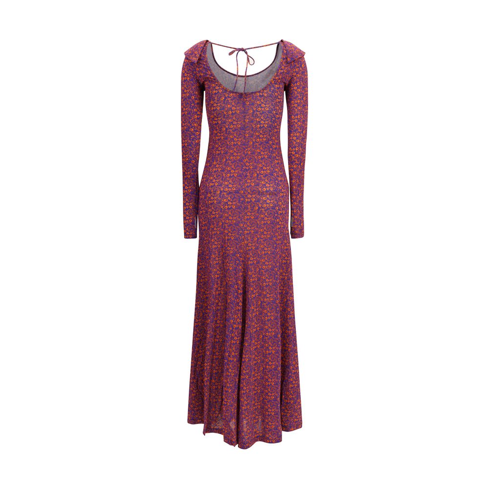 Kristina Ti Multicolor Viscose Casual Dress - immagine 2