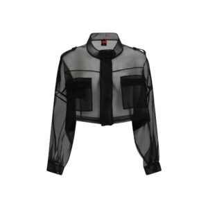 PINKO Black Silk Clothing