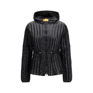 Parajumpers Black Nylon Full-Length Jacket