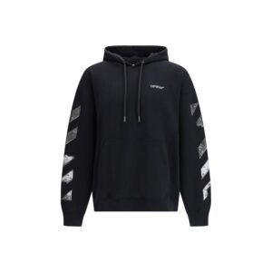 Off-White Black Cotton Sweatshirt