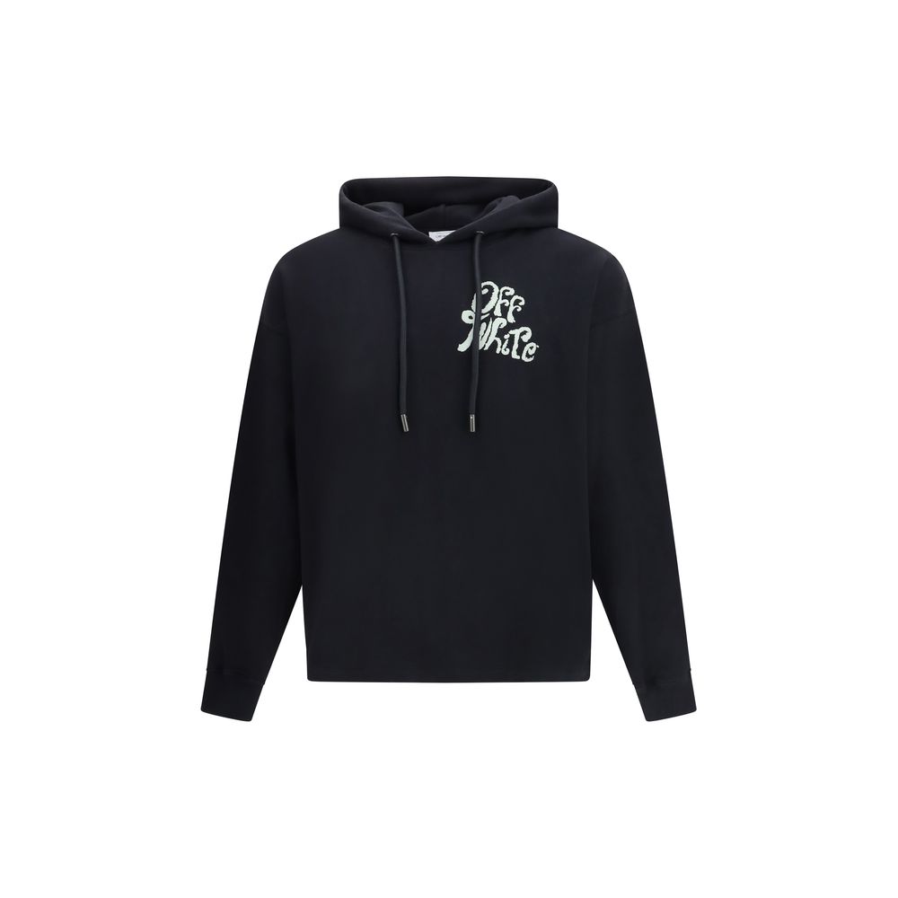 Off-White Black Cotton Sweatshirt